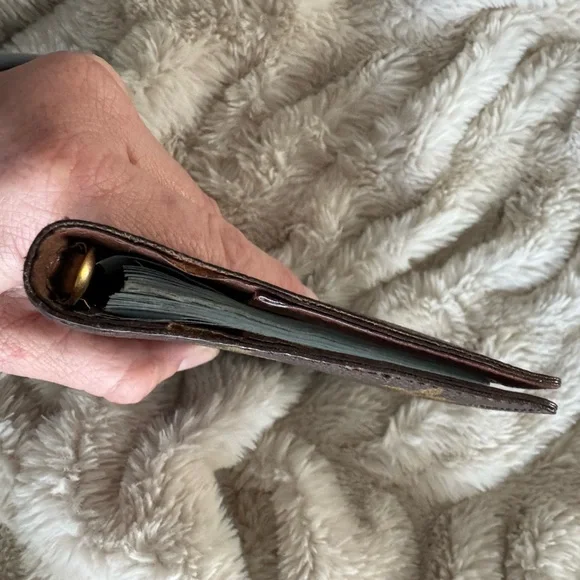 LV Monogram Agenda PM Planner Cover Brown Canvas Leather - Picture 8 of 12